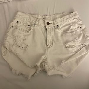 White Billabong Shorts